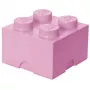 LEGO laikymo plyta Room Copenhagen 4, rožinė – 40031738, sukraunamas konteineris žaislams ir tekstilei