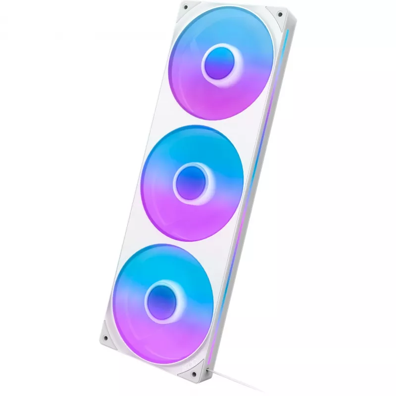 NZXT F360 RGB Core 120mm ARGB 3 viename rėmelyje Baltas