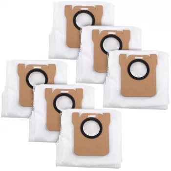 Dulkių maišelių rinkinys Xiaomi ir Dreame robotiniams dulkių siurbliams, 6 vnt., L10S Ultra, L10, L20, X10, X10+, X20+