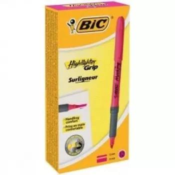 BIC Highlighter FLEX Pink, dėžutė 12 vnt. 494879