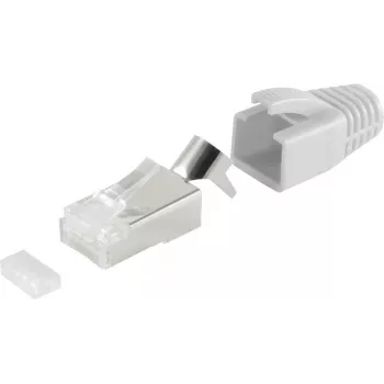 RJ-45 kištukas ShiverPeaks 72067-10GR pilkai baltas