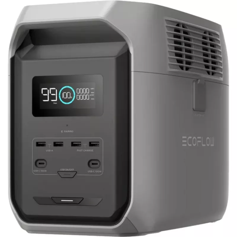 EcoFlow DELTA 3 1500 nešiojama elektrinė, LiFePO4, 1800 W, 16.5 kg