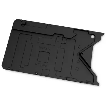 EK Water Blocks Quantum Vector FE RTX 3090 Ti Aluminium Black galinė plokštė