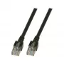 EFB-Elektronik RJ45 jungiamasis kabelis Cat.5e SF/UTP PVC CCA juodas 3m (K5456.3)