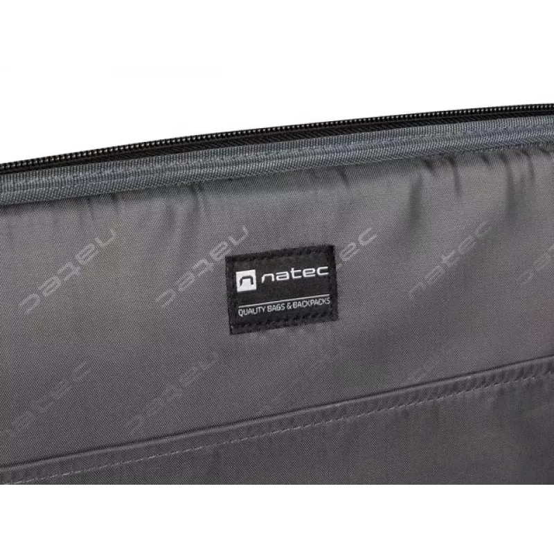 Portfelis NATEC Boxer Lite 39,6 cm (15,6 col.) – poliesteris, 2 skyriai, petneša, 410×305×65 mm, 750 g