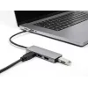 DeLOCK 63173 USB 3.2 Gen 1 šakotuvas, USB Type-C, 4× USB-A, 5000 Mbit/s, juodas