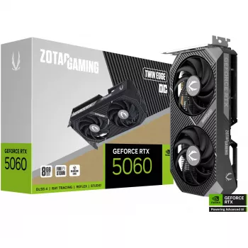 Vaizdo plokštė NVIDIA GeForce RTX 5060 8 GB GDDR7 ZOTAC GAMING Twin Edge OC