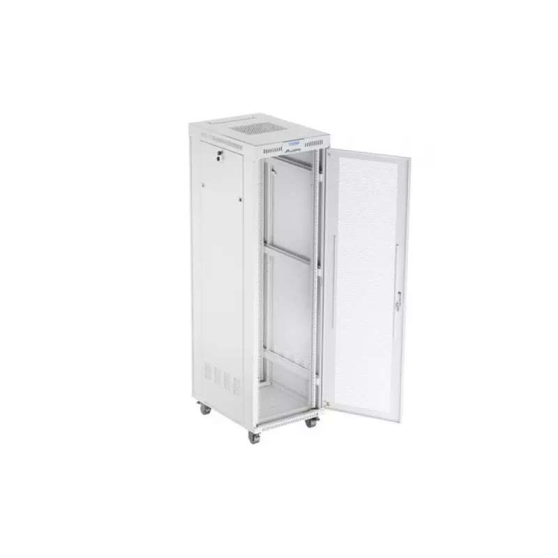 Stovo spinta LANBERG FF01-6842-23SL 42U 600x800 mm tinklinės priekinės ir galinės durys