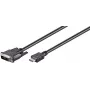 Goobay DVI-D/HDMI laidas, nikeliuotas | 50580 | DVI-D kištukas Single-Link (18+1 kontaktas) | HDMI kištukas (A tipas) | 2 m