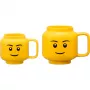 LEGO „Boy“ keraminis puodukas, mažas, geltonas