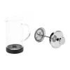 French Press JATA HCAF1160 0.6 L juodas permatomas