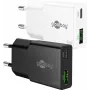 Goobay USB-C PD GaN Dual-Fast Charger Slim 30 W juodas - 1x maitinimo jungtis (75737)