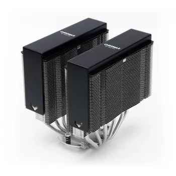 Montavimo rinkinys Noctua NA-HC4 chromax.black — Aliuminio šilumos šalintuvo priedas CPU, juodas
