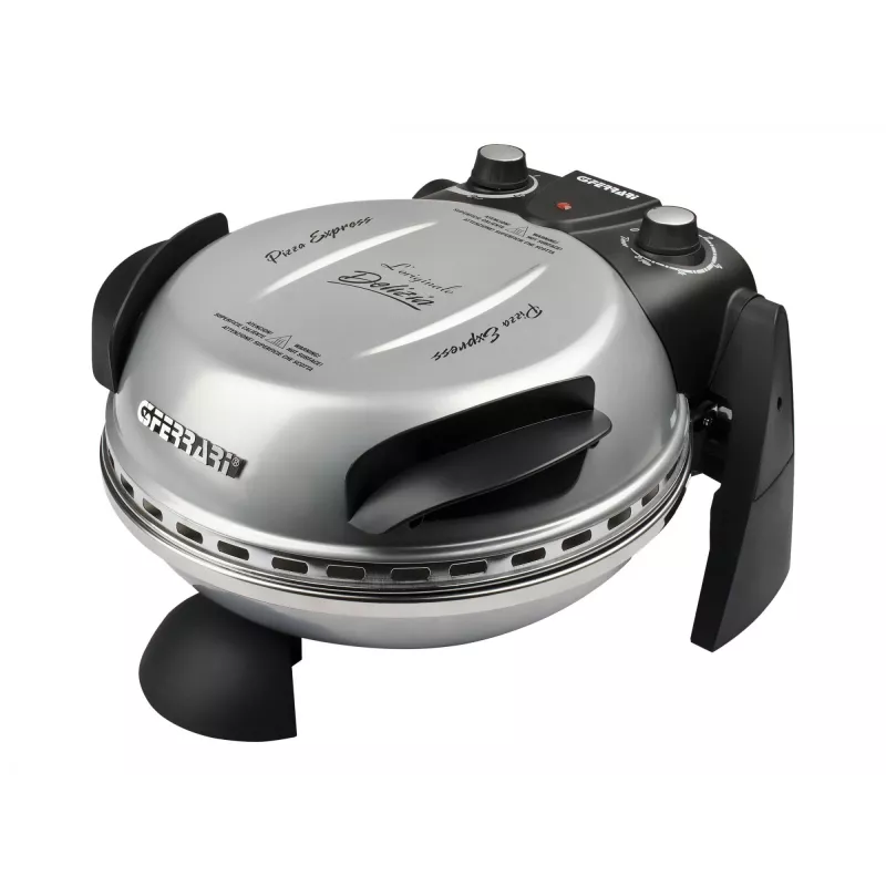 Picos kepimo aparatas G3FERRARI Delizia 1200 W, akmeninis kepimo paviršius, max 400°C, 31 cm pica, laikmatis, termostatas