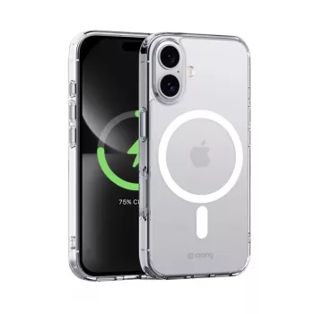 Dėklas iPhone 16 Clear MAG Cover permatomas su MagSafe