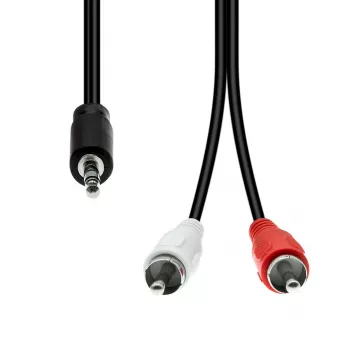 Audio kabelis ProXtend M32XRCA-015 — 3 kontaktų (mini XLR) į 2×RCA, 1,5 m