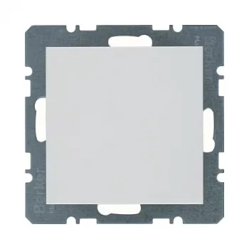 Berker 10098989 metalinis sieninis lizdo dangtelis / jungiklio gaubtas, baltas, pakuotė po 20 vnt.