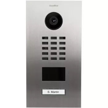 DoorBird D2101V vaizdo durų skambutis su nerūdijančio plieno panele (423870055)