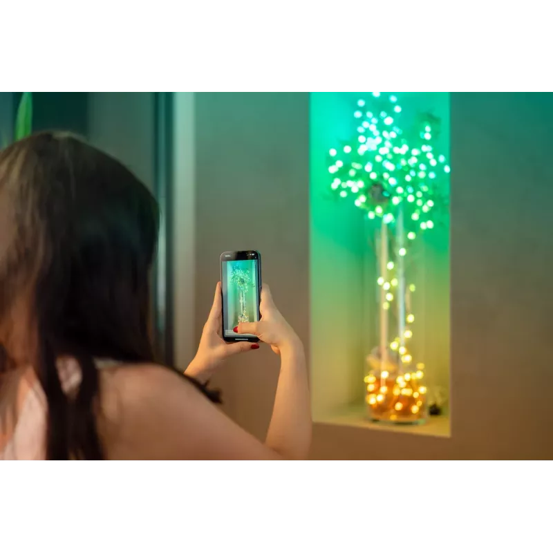 Protinga LED girlianda Twinkly Strings USB-C Pearls Wi-Fi/Bluetooth daugiaspalvė
