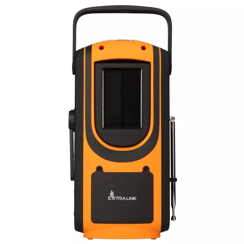 Extralink Power Ranger EPS-6000 | Power Bank | 6000 mAh, FM radijas, LED lempa, dinamo, saulės baterija