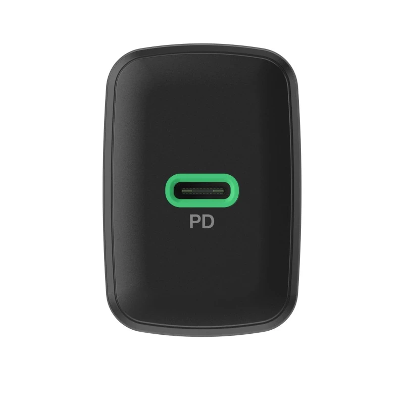 Green Cell PowerSource Solo30 30W Juodas – USB-C vieno prievado maitinimo adapteris