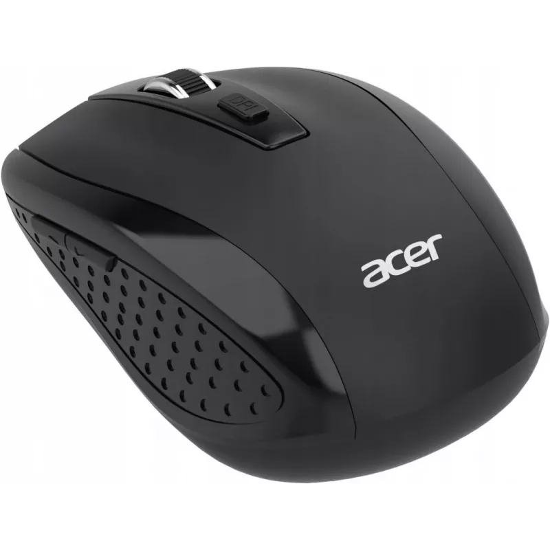 Acer MX202 USB belaidė pelė, optinė, 1000 DPI, 6 mygtukai, juoda