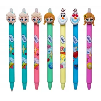 Ištraukiamas trinamasis rašiklis Colorino Disney Emoji Frozen
