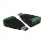 USB Type-A į RS-422/485 serijinis keitiklis DeLOCK 87738