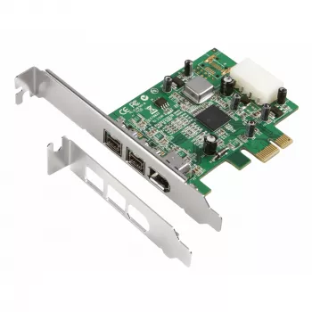 FireWire PCIe pagrindinės plokštės adapteris Dawicontrol DC-FW800