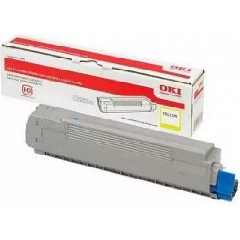 Originalus OKI toneris 46443101 geltonas, didelės talpos, C833/C843 serijai