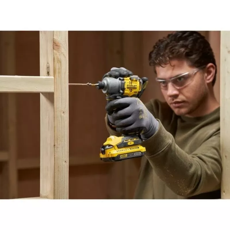 Sukimo atsuktuvas Stanley FATMAX SFMCF830B-XJ 3200 RPM Juodai Geltonas