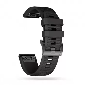 Laikrodžio dirželis Tech-Protect, skirtas Garmin Fenix serijai – suderinamas su Fenix 3, 5X, 3HR, 5X Plus, 6X, 6X Pro, 7X – Juodas
