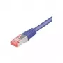 Tecline Patch-Cable RJ-45 (M) – RJ-45 (M) 1,5 m SFTP PiMF CAT 6 Halogen-Free Snagless Violeta (715015V)