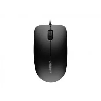 CHERRY DC 2000 klaviatūra su pele, laidinė, USB, mechaninė, AZERTY, juoda