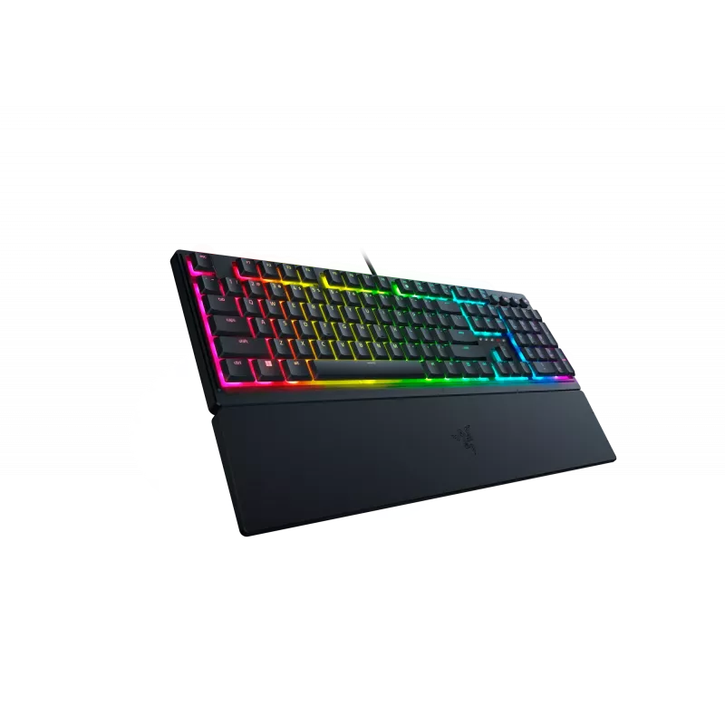 Laidinė žaidimų klaviatūra Razer Ornata V3 – membraninė-mechaninė hibridinė, RGB LED apšvietimas, USB