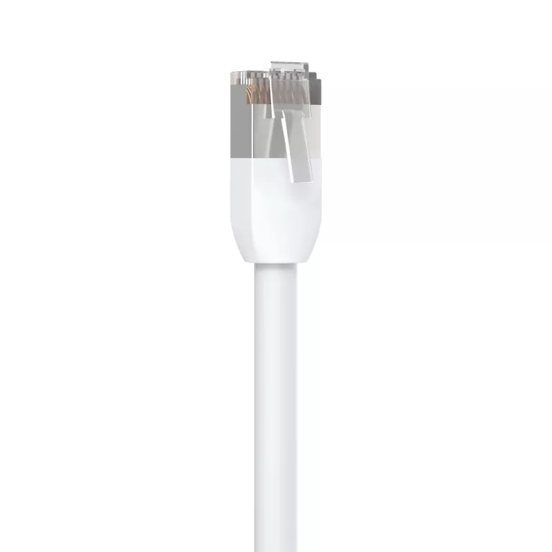 Ethernet jungiamasis kabelis UBIQUITI UACC-CABLE-PATCH-OUTDOOR-1M-W Cat5e RJ-45 į RJ-45, 1 m, baltas, S/UTP, TPE apvalkalas