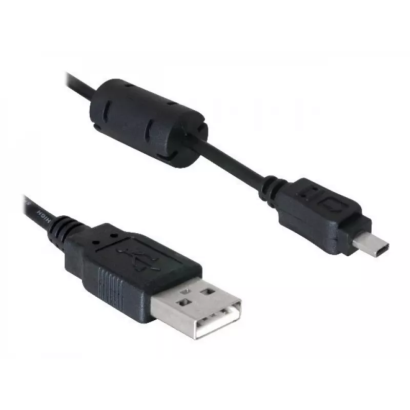 Delock 82414 USB kabelis skaitmeninio fotoaparato jungčiai (Nikon 8-pin UC-E6), 1,83 m, juodas