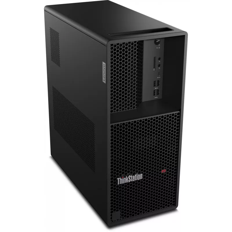 Lenovo ThinkStation P3 Tower Gen 2 Intel Core Ultra 9 285K 48 GB DDR5-SDRAM 512 GB SSD Windows 11 Pro darbo stotis juoda