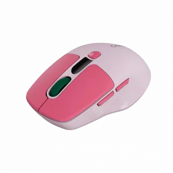 Canyon MW-26 – 2in1 belaidė optinė pelė Bluetooth / 2,4 GHz – tyli – rožinė