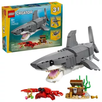 LEGO CREATOR 3 IN 1 31381 Aštriarėklis su lobių skrynia