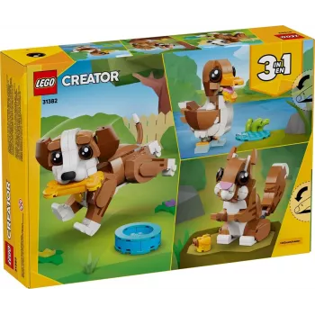 LEGO Creator 3in1 31382 Mieli gyvūnėliai: Žaismingas šuniukas