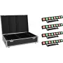 LED panelinis šviestuvų rinkinys EUROLITE PMB-8 COB QCL 30W – 4 vnt.