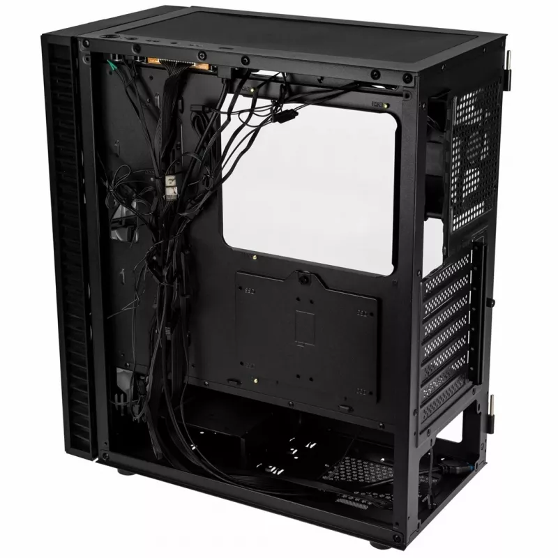 Kolink Observatory HF Glass ARGB Midi-Tower - juoda