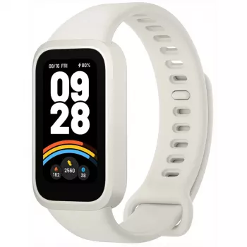 Aktyvumo apyrankė Xiaomi Smart Band 9 Active smėlio/baltos spalvos