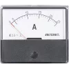 Voltcraft AM-70X60/25A montavimo matavimo prietaisas 25 A elektromagnetinis ampermetras