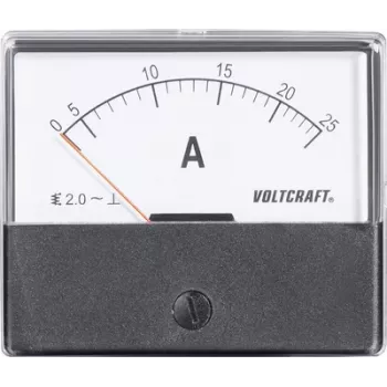 Voltcraft AM-70X60/25A montavimo matavimo prietaisas 25 A elektromagnetinis ampermetras