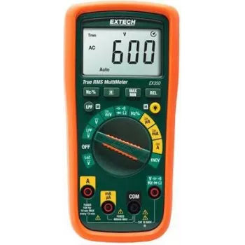 Extech EX350 rankinis multimetras, skaitmeninis, CAT III 600 V, ekrano skaitmenys: 4000