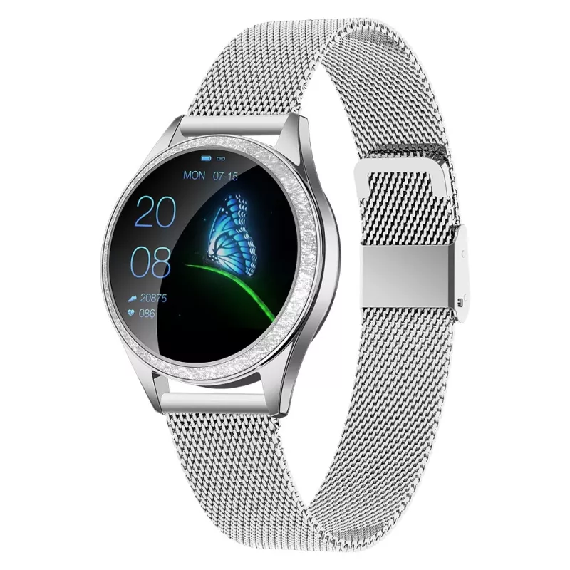 Išmanusis laikrodis ORO-MED ORO-SMART CRYSTAL SILVER