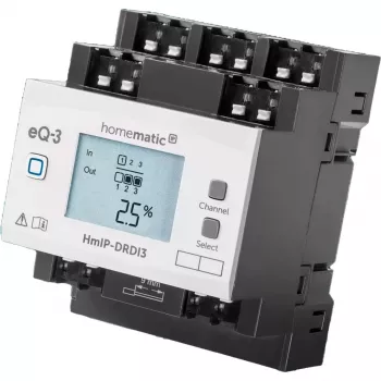 Dimmerio trigeris EQ-3 154434A0, 3 kanalų, DIN bėgelis