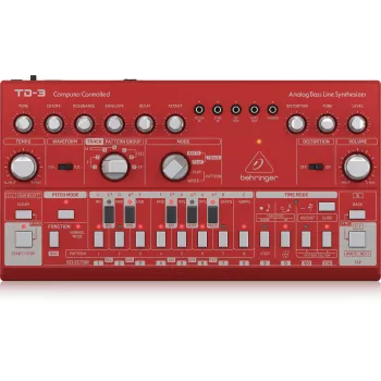 Analoginis sintezatorius Behringer TD-3-RD Red 9V DC